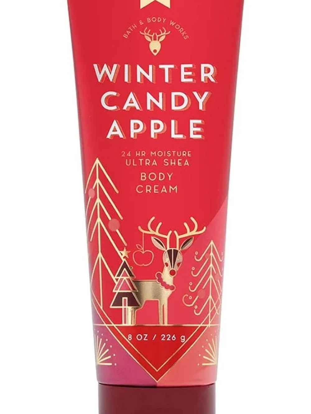 Bundle Of 4:Bath & Body Works Winter Candy Apple Body Cream
